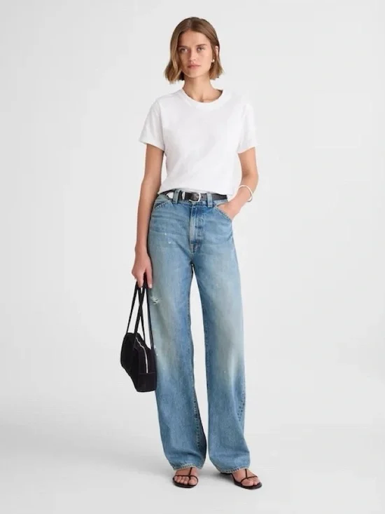 Madewell The Balloon Jean in Dobbins Wash Size 26 - Picture 1 of 10
